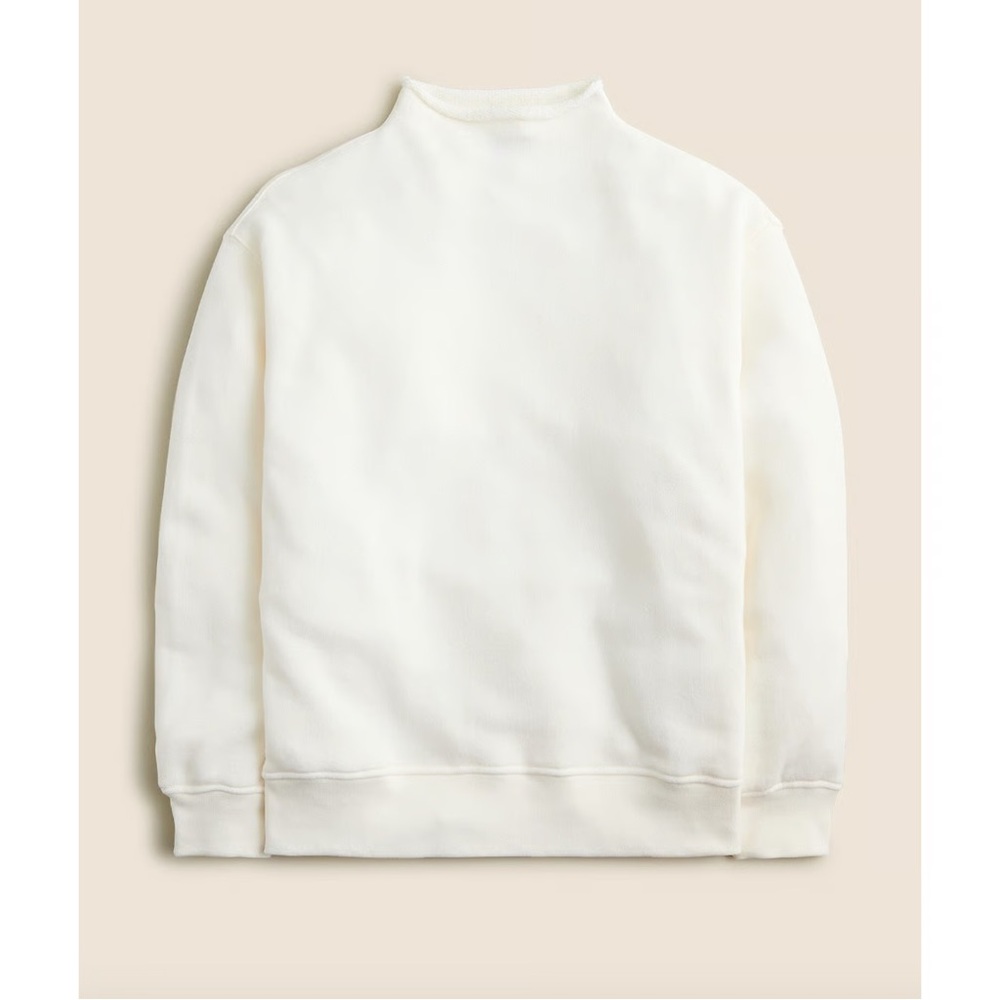 J. Crew Heritage Terry Rollneck Sweatshirt